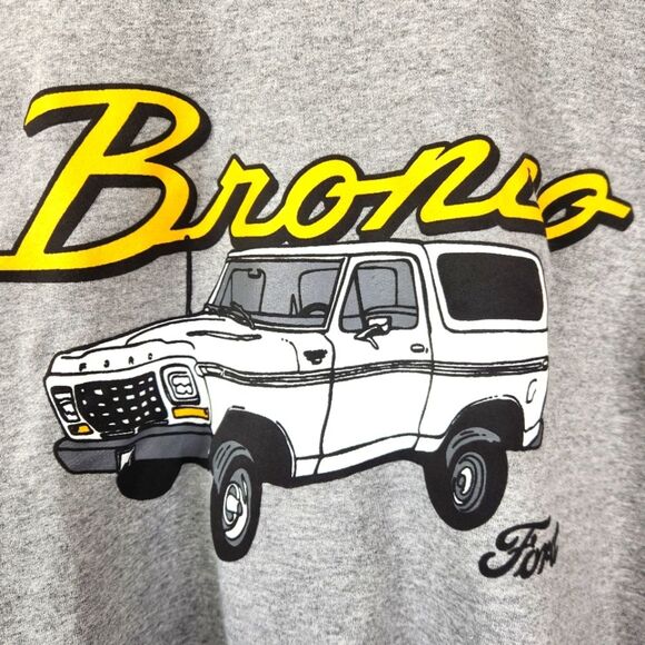 Ford Motor Company Ford Bronco Double Sided Long Sleeve Crew Neck Sweatshirt Sm - Picture 3 of 5